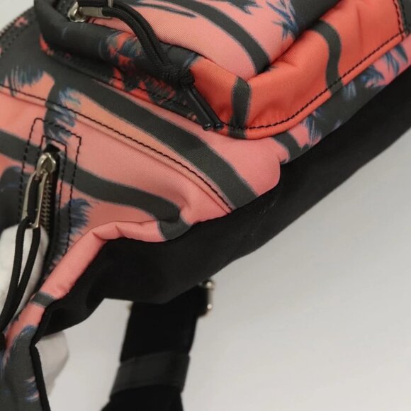 SAINT LAURENT Body Bag Nylon Pink Silver Auth - Picture 7 of 15